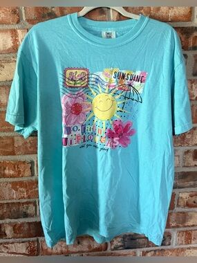 Comfort Colors  Graphic Sunshine & Flowers Tee